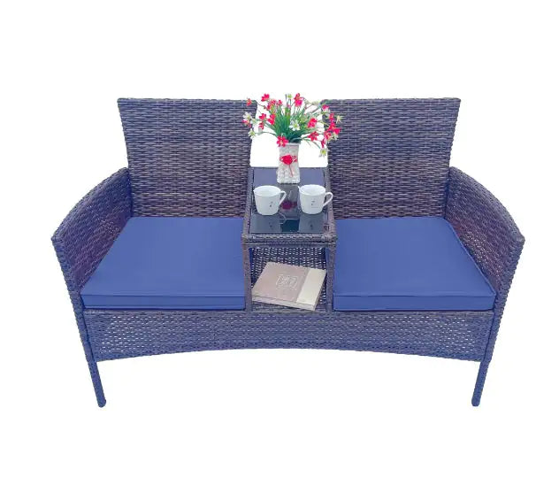 Outdoor Furniture Set - Wicker Terrace Conversation