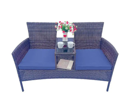 Outdoor Furniture Set - Wicker Terrace Conversation