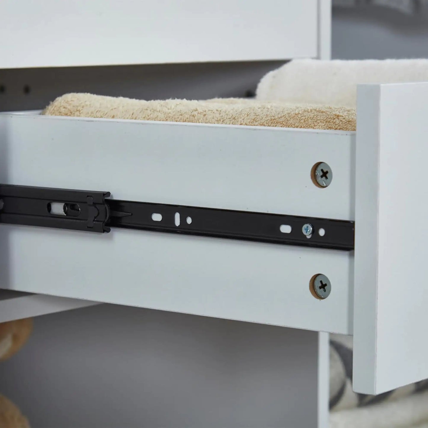 Walk-in closet organizer system - with 4 Drawers Closet Kit