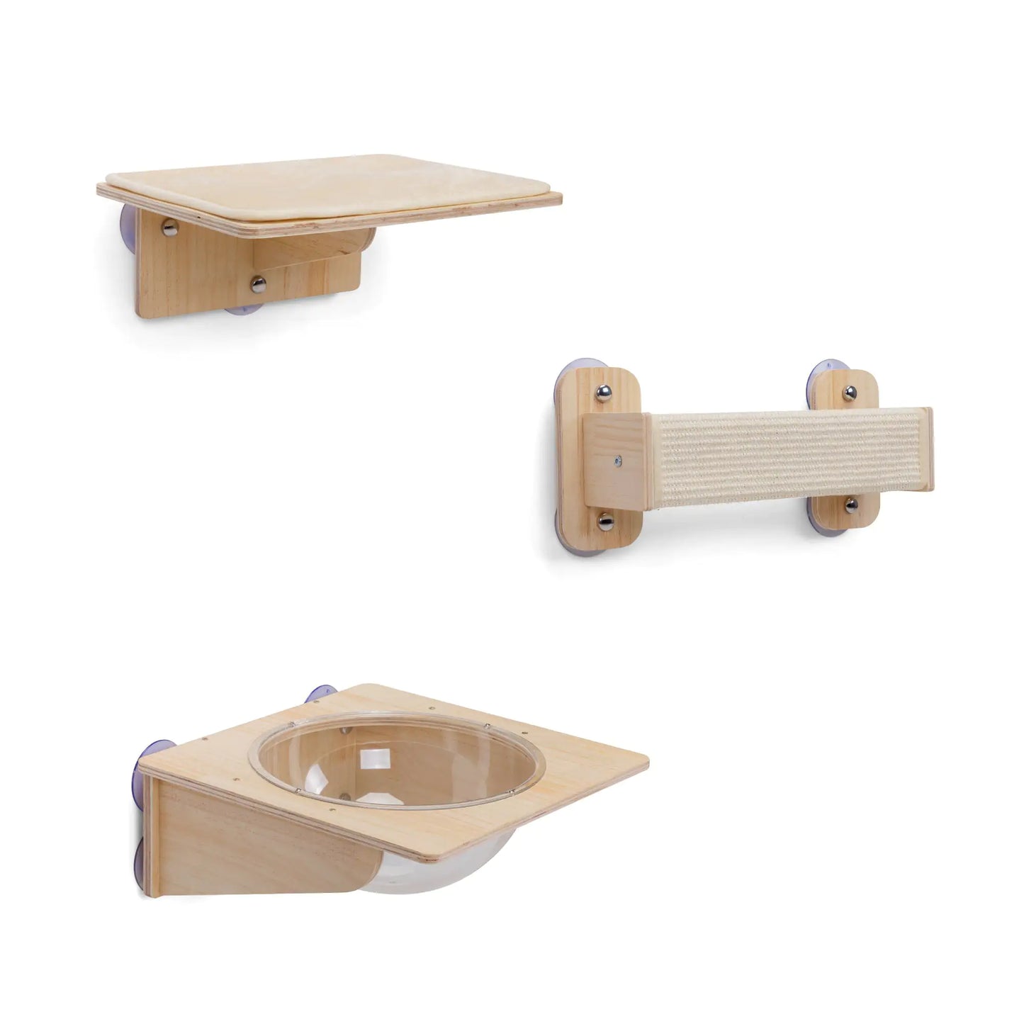 Cat Wall Furniture 3 Pieces Of With Capsule Bed