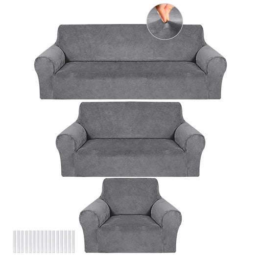 Couch Slipcover Peryiter 3 Pcs Set