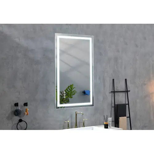 LED bathroom mirror - wall mounted