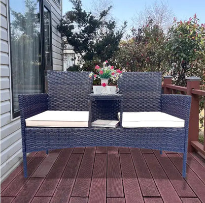 Outdoor Furniture Set - Wicker Terrace Conversation