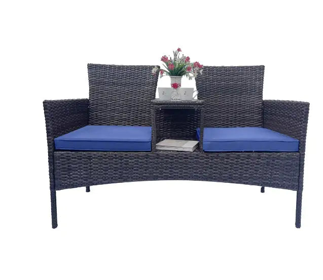 Outdoor Furniture Set - Wicker Terrace Conversation