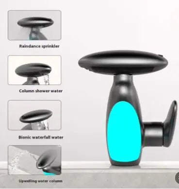 Bathroom Faucet Four-Function Pull-Out with Ambience Light