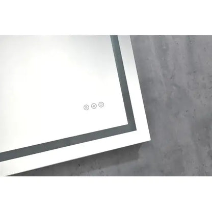 LED bathroom mirror - wall mounted