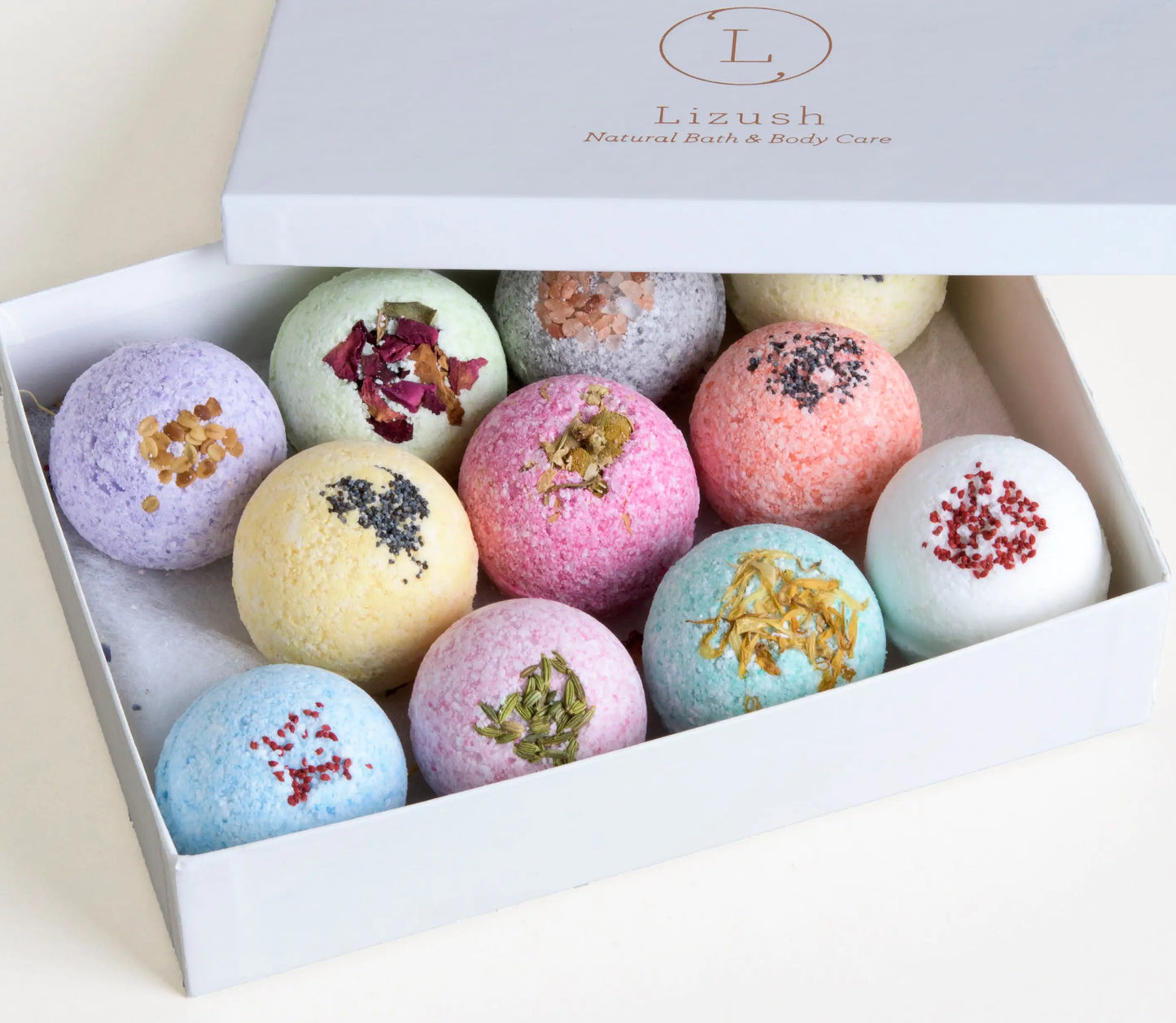 Bath Bombs Gift Box +  one Free Bomb to make 12