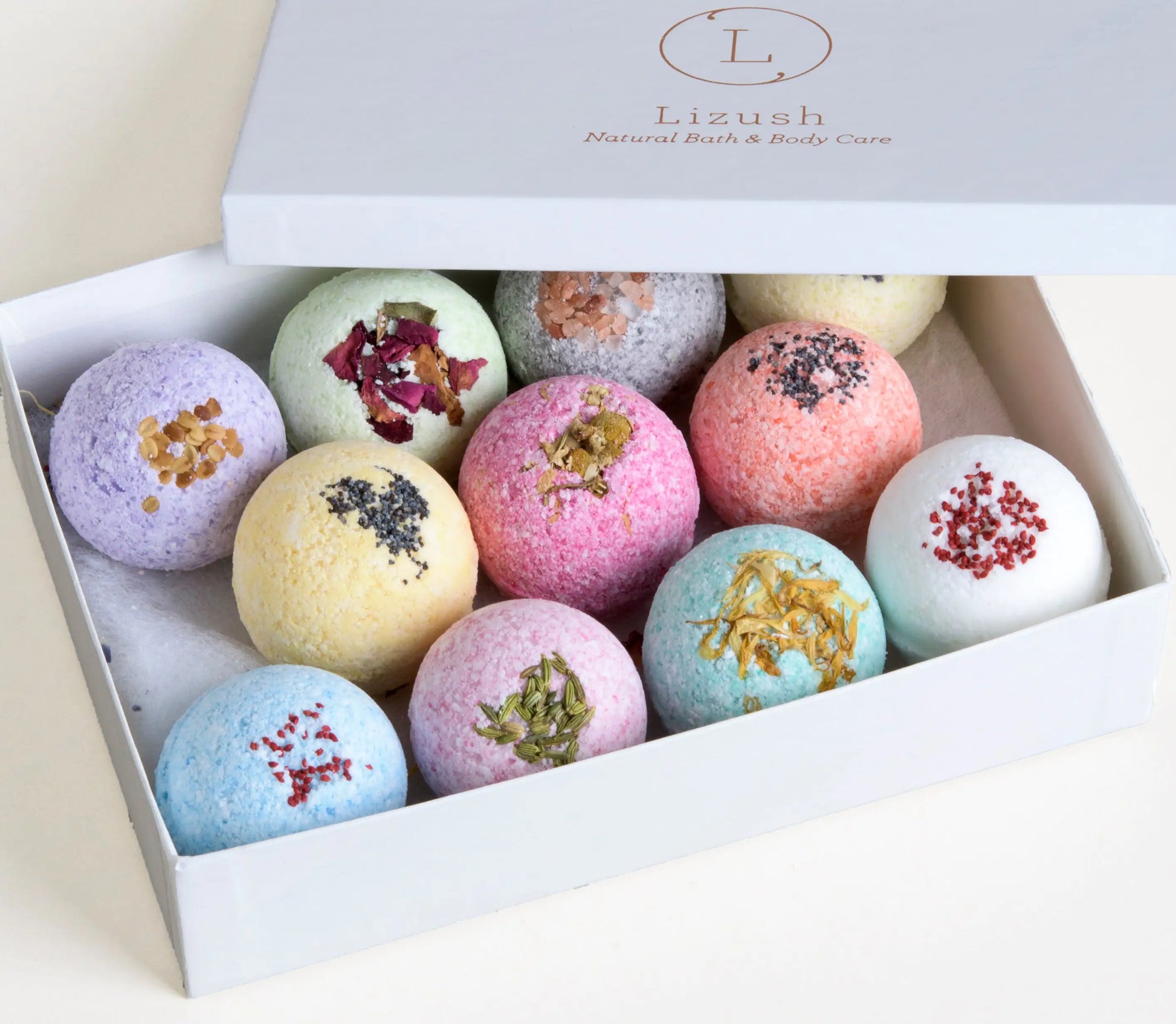 Bath Bombs Gift Box +  one Free Bomb to make 12