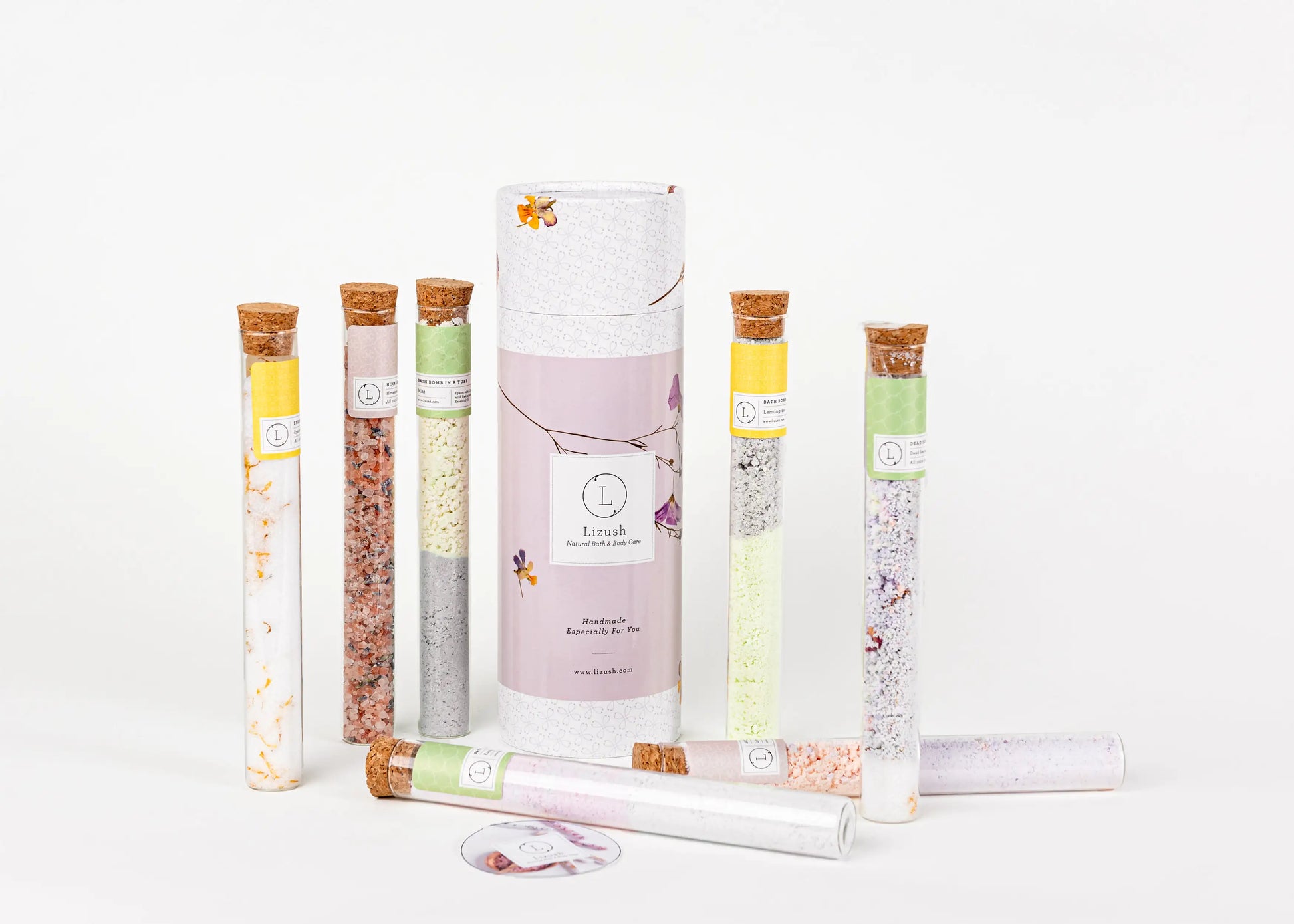Bath gift set - natural gift for your bath in a Tube