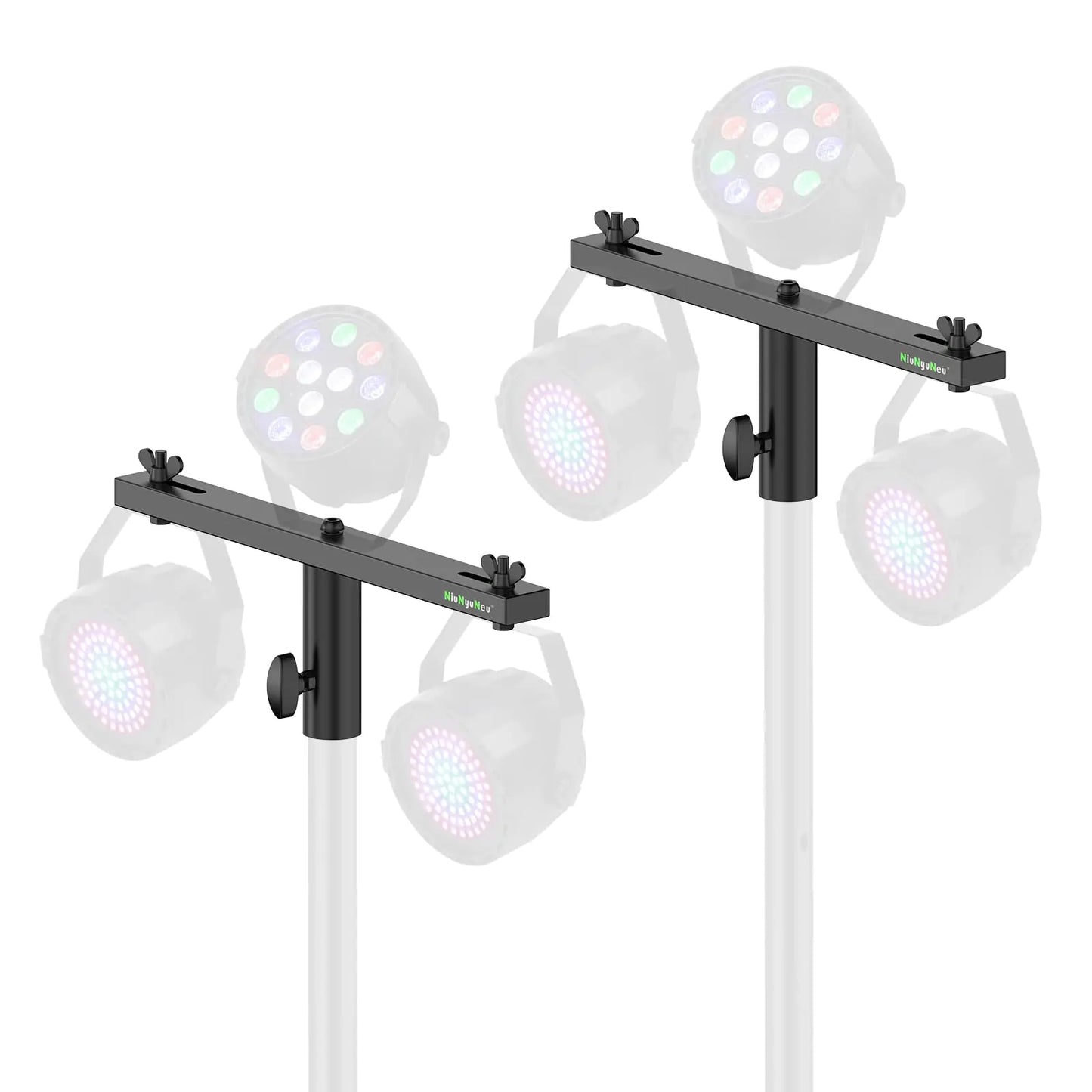 DJ Lighting Bar 3 lights for Tripod Speaker Stand NiuNyuNeu