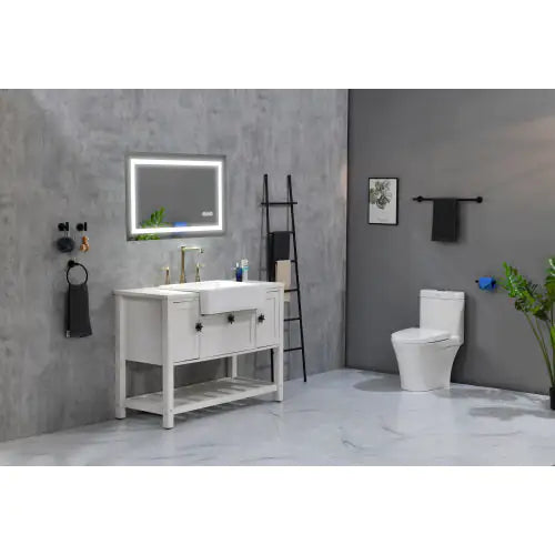 LED bathroom mirror - wall mounted