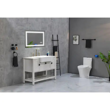 LED bathroom mirror - wall mounted