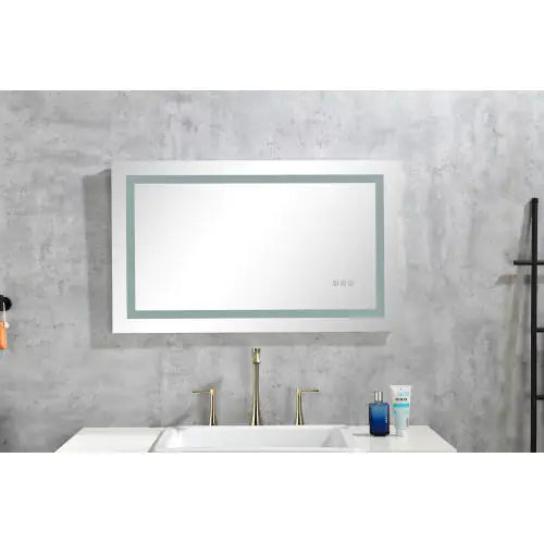 LED bathroom mirror - wall mounted