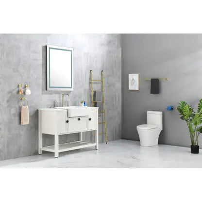 LED bathroom mirror - wall mounted